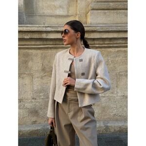 Elegant Cream Women's Jacket
